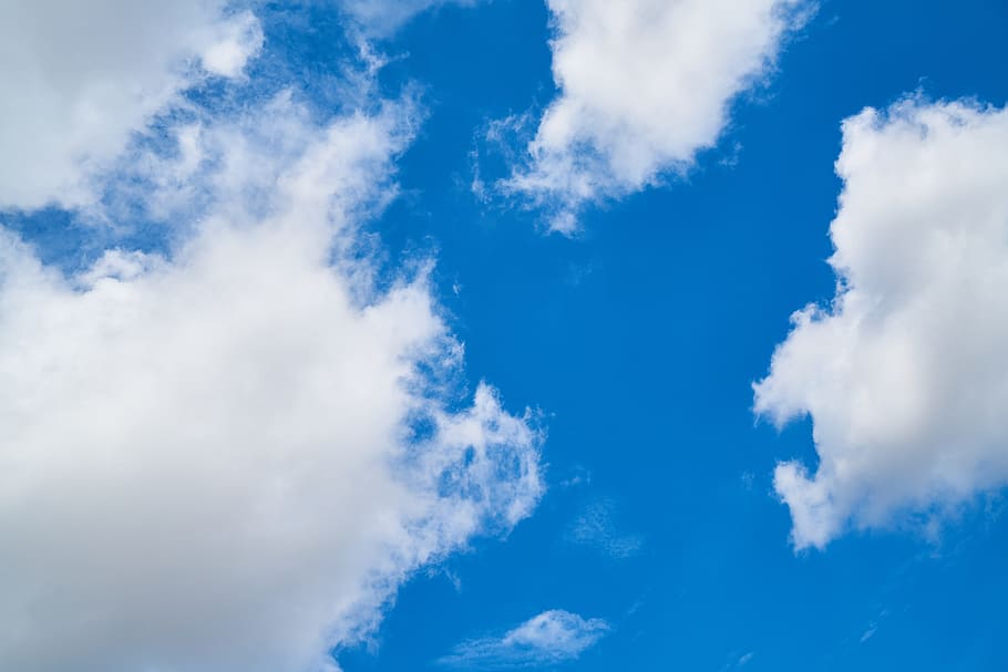 Cloud, Nature, Clouds, Summer, blue, composition, space, unbelievable HD wallpaper