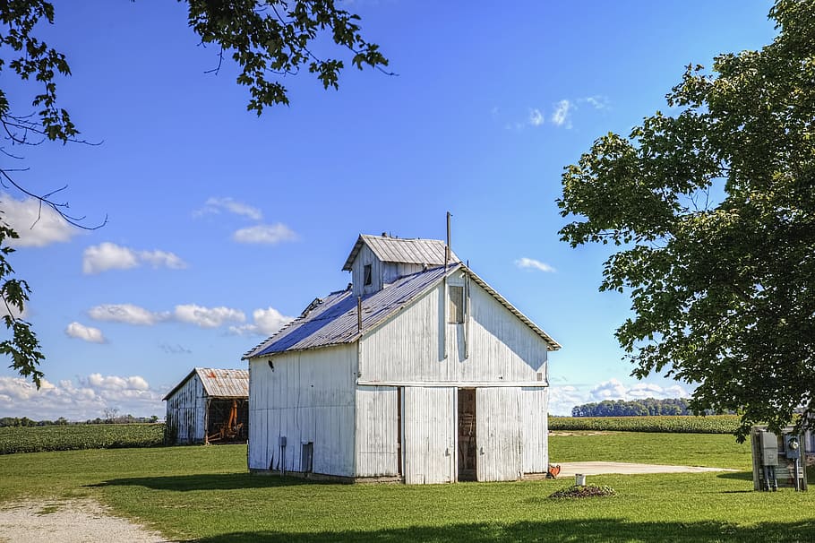 barn, rustic, barns, ohio, digital art, rural, scenic, country HD wallpaper