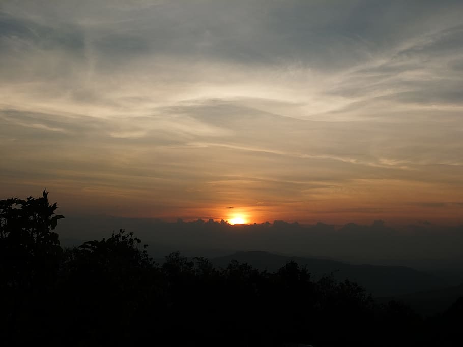 cloud, morning, asia, mountains, in the morning, light, cover HD wallpaper