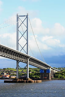 bridge, architecture, river, landmark, building, water, famous HD wallpaper