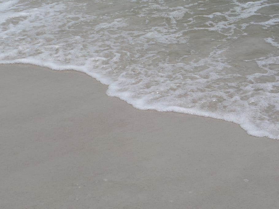 ocean, beach, sand, waves, sea, water, land, surfing, aquatic sport HD wallpaper