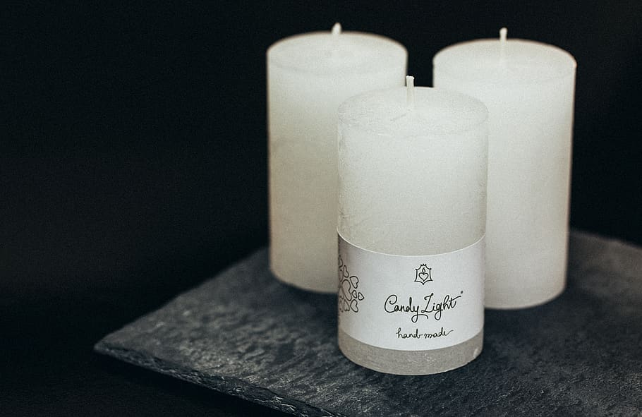 candle, candles, darkness, indoors, text, black background HD wallpaper