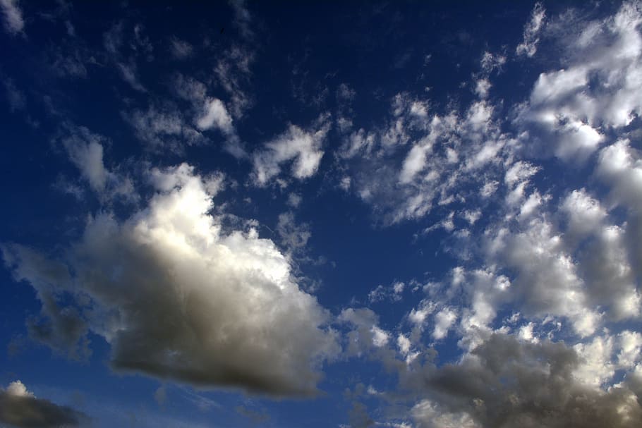 cloud, sky, blue, day, cloud - sky, beauty in nature, cloudscape HD wallpaper