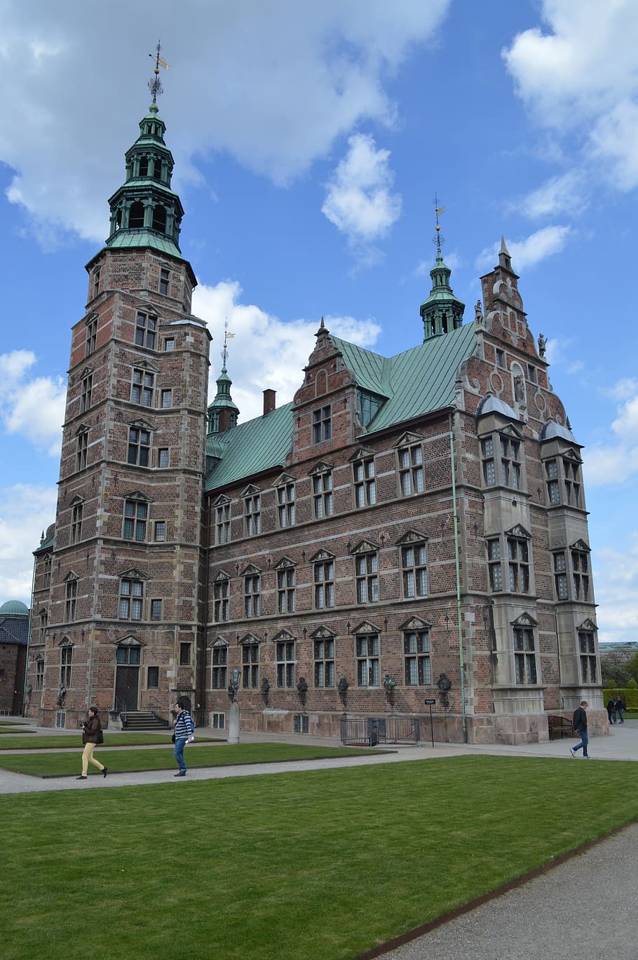 Rosenborg Castle, Copenhagen, Denmark, architecture, scandinavia, HD wallpaper