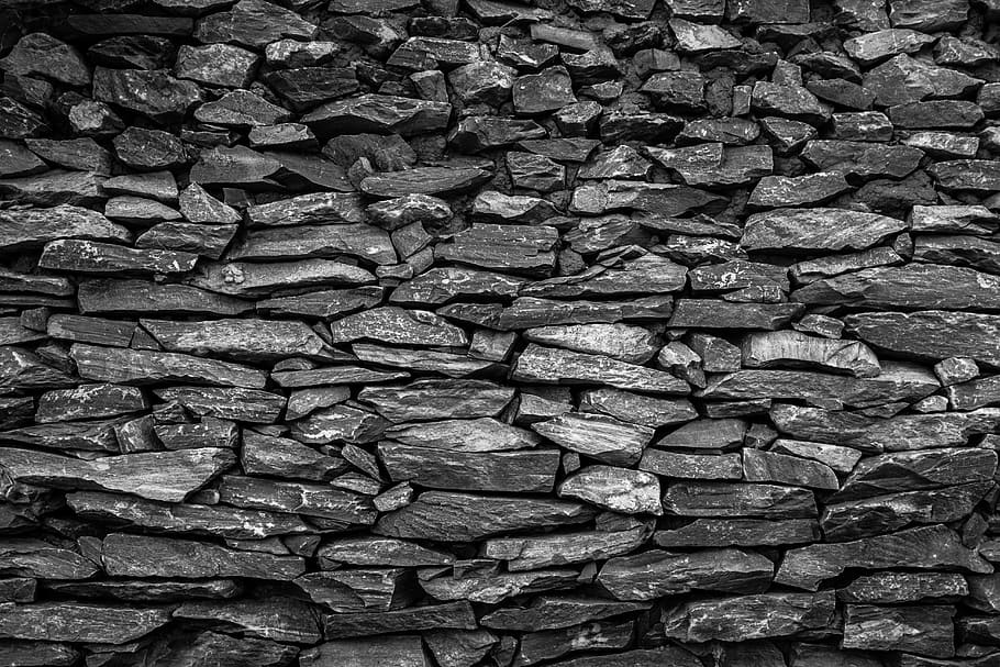 HD wallpaper: black stone fragment lot, Wall, Texture, Brick, Rock,  background | Wallpaper Flare