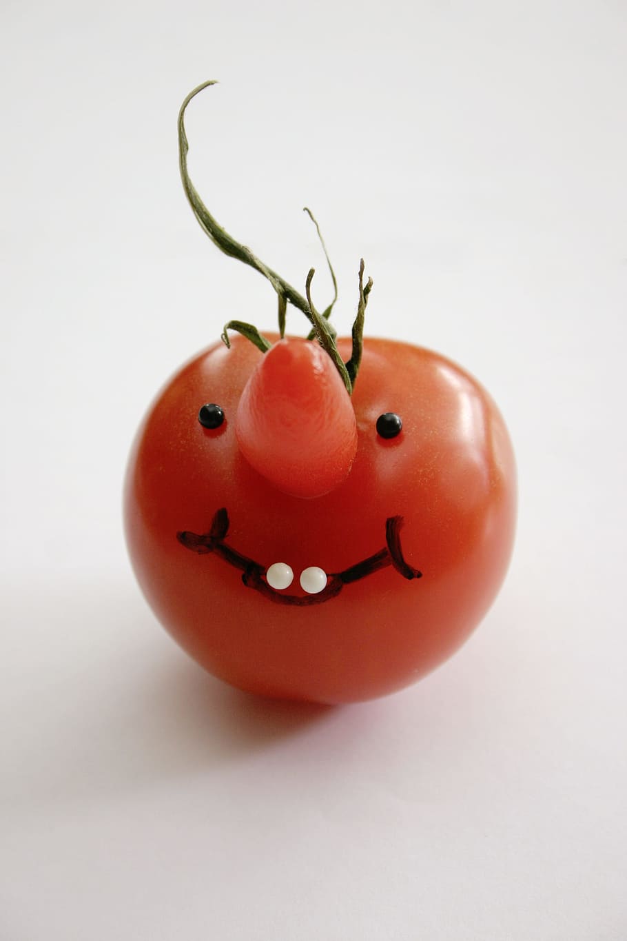 Tomato, Vegetables, Face, Laugh, red, food, food And Drink HD wallpaper