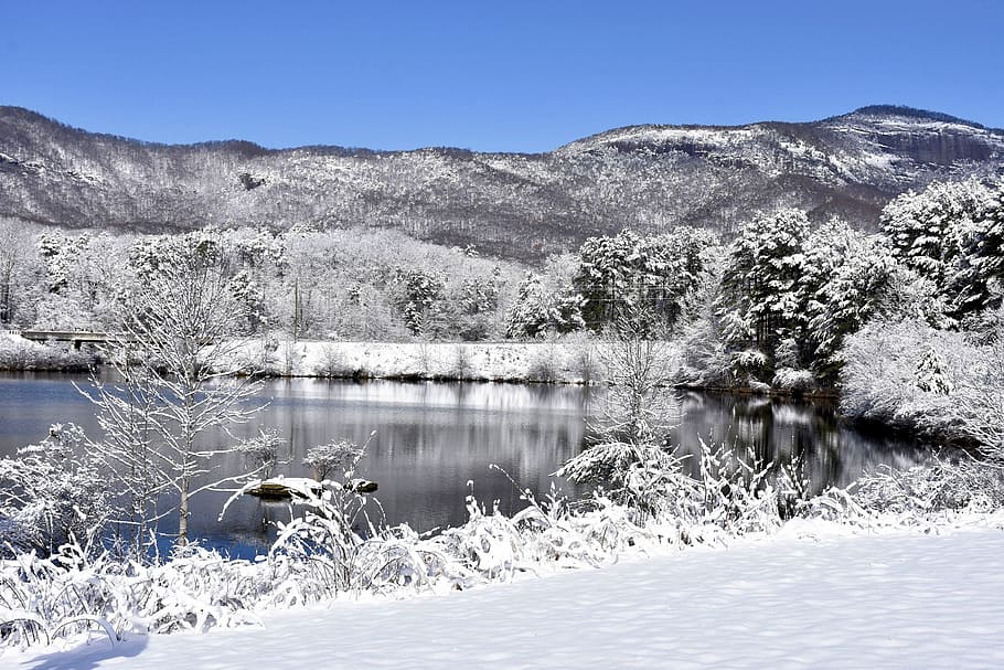 Snow, Mountain, Winter, Ice, Landscape, environment, scenic HD wallpaper