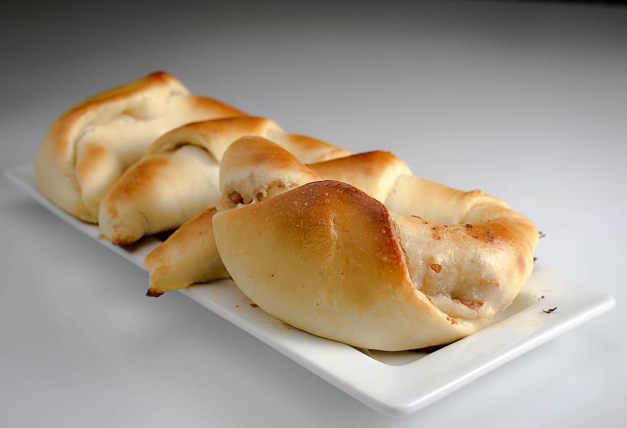 appetizers, stuffed bread, pastry, savory, food and drink, freshness HD wallpaper