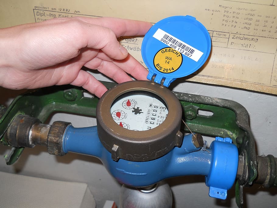 water meter reader, water retrieve, water clock, human hand HD wallpaper