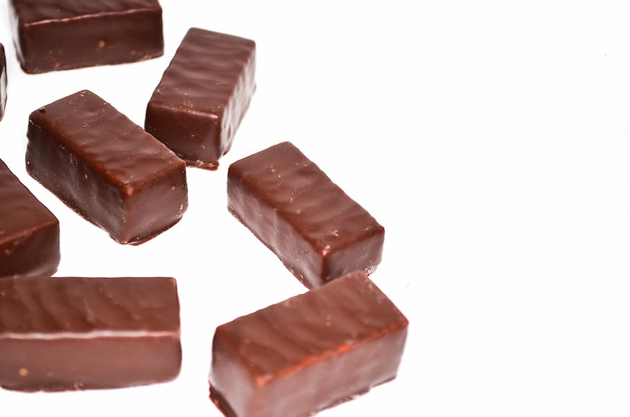 Chocolate, Candy, Sweet, chocolate candy, black, dark chocolate HD wallpaper