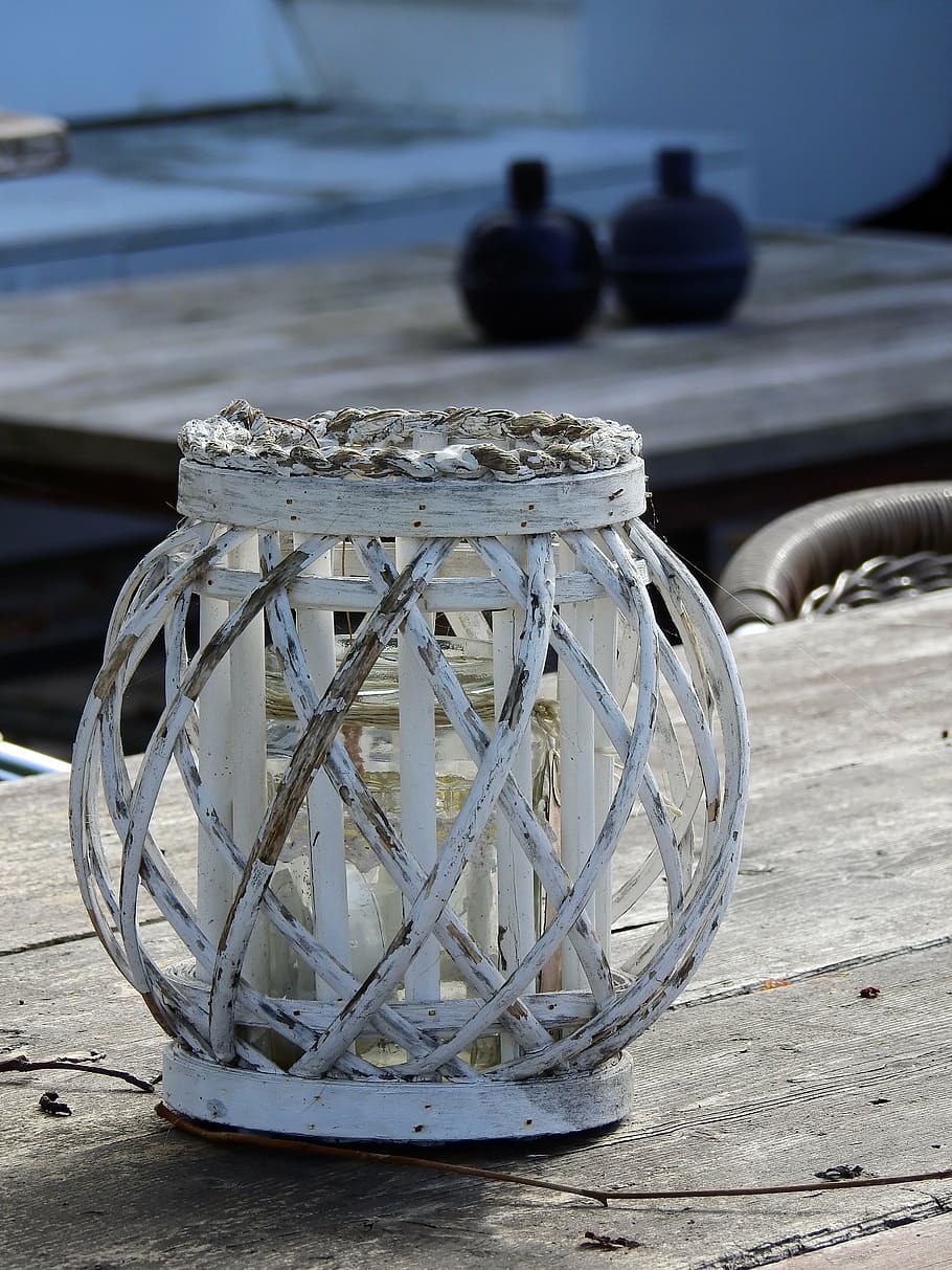 lantern, windlight, lamp, deco, decoration, candlelight, gartendeko HD wallpaper