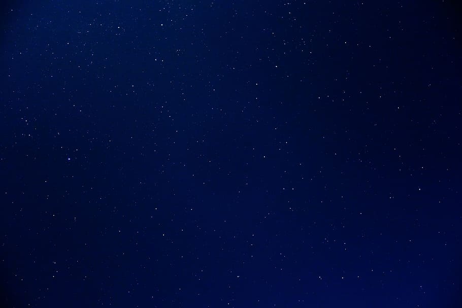 blue sky, night sky, star, starry sky, space, universe, astronomy HD wallpaper