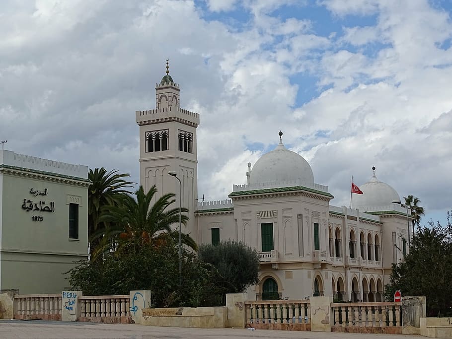 school, tunis, tunisia, architecture, famous Place, religion HD wallpaper