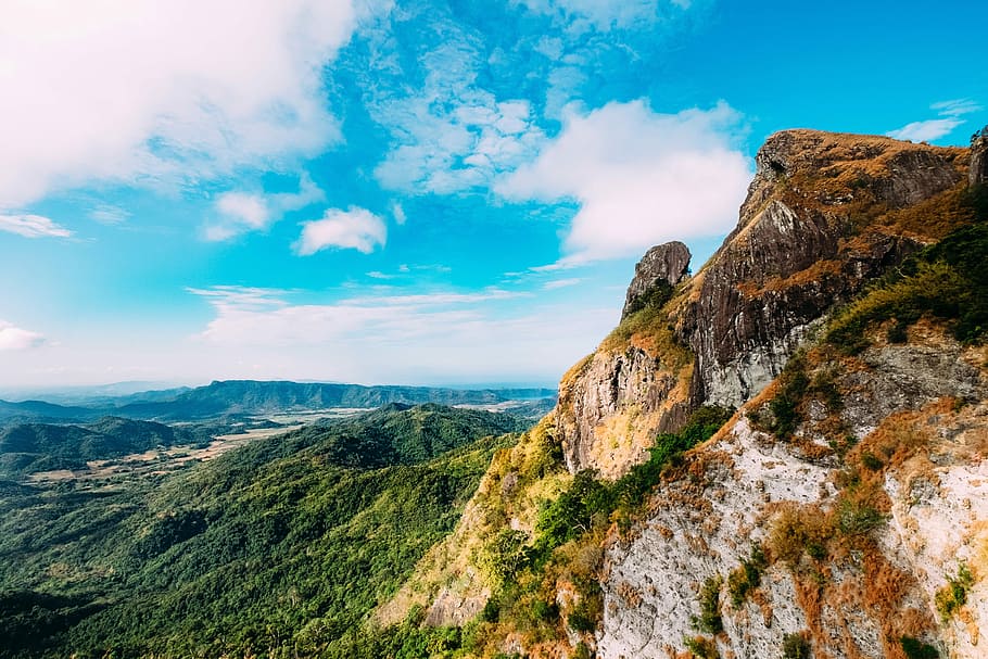 Mount Pico De Loro in Nasugbu, Philippines, clouds, photos, landscape HD wallpaper