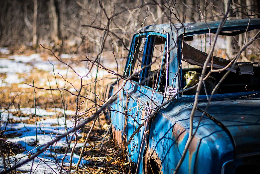 Car, Rust, Old, Metal, Vehicle, Steel, rusted, auto, automobile HD wallpaper