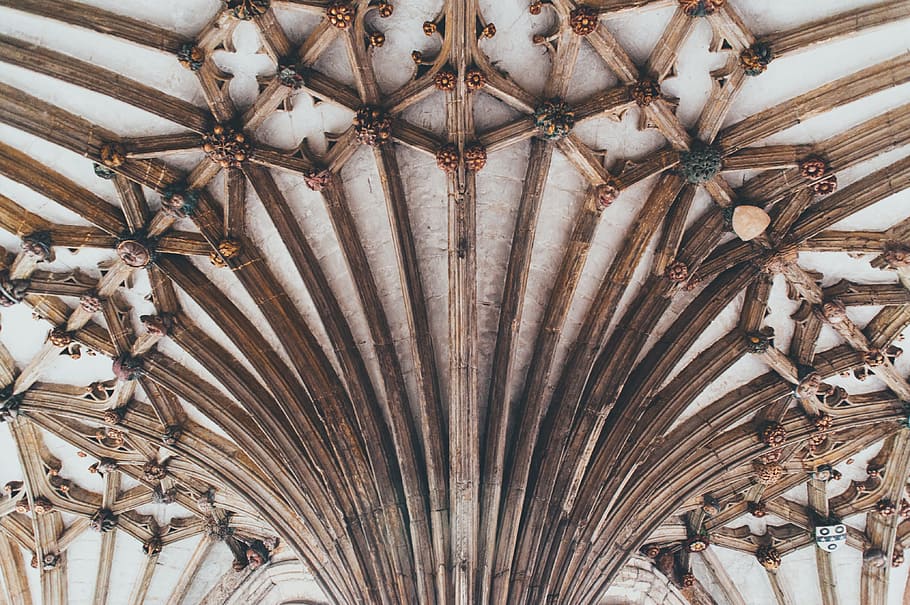 ceiling, architecture, art, design, pattern, no people, full frame HD wallpaper