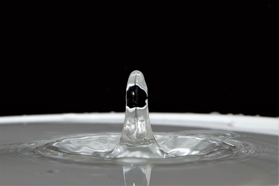 waterdrops, droplets, liquid, nature, clear, splash, macro HD wallpaper