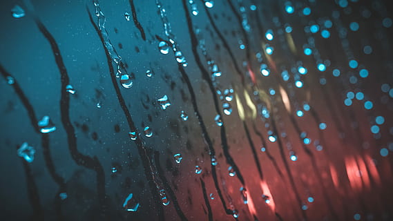 slow-mo photo of rain drops, dew drops on clear glass, raindrop HD wallpaper
