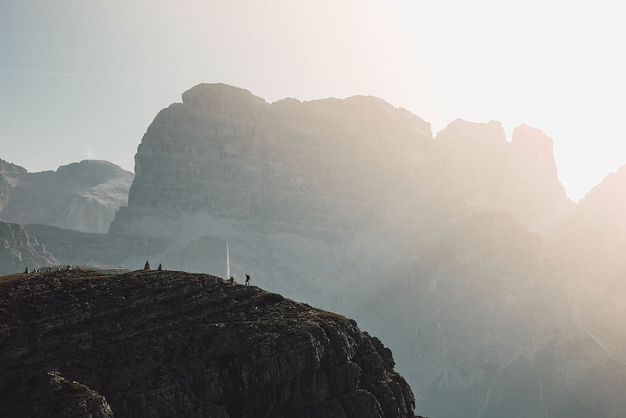 people, mountain, men, camping, hiking, climbing, adventure HD wallpaper