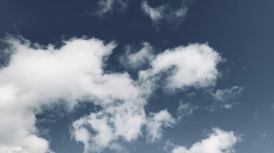 Clouds in the Sky, white cloud, outdoor, day, detail, cloud - sky HD wallpaper