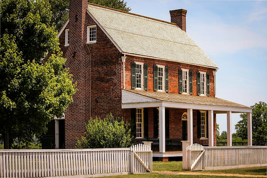 appomattox court house, clover hill tavern, united states national park, HD wallpaper