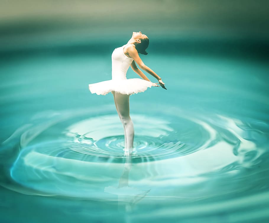water, summer, relaxation, efekt, one person, women, young adult HD wallpaper