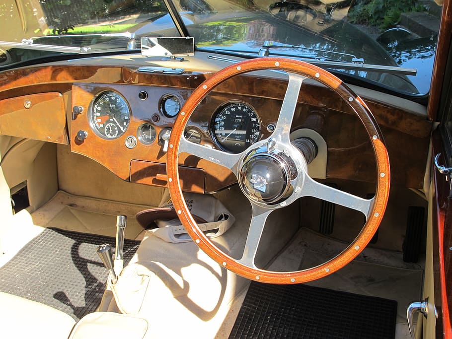 oldthimer, right hand drive, england, mode of transportation HD wallpaper