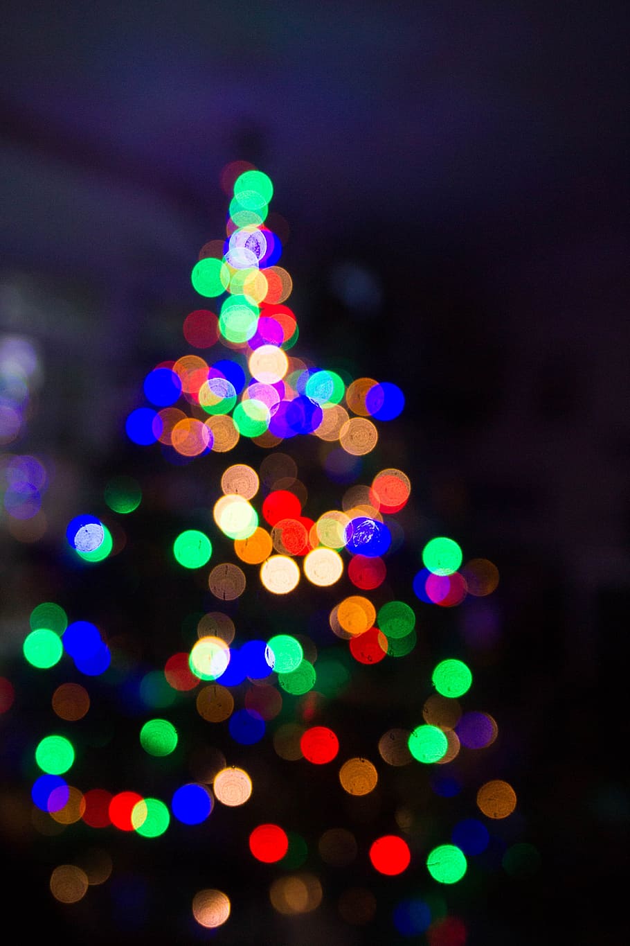 light bokeh, light streaks, photo, Christmas Tree, festive, lights HD wallpaper