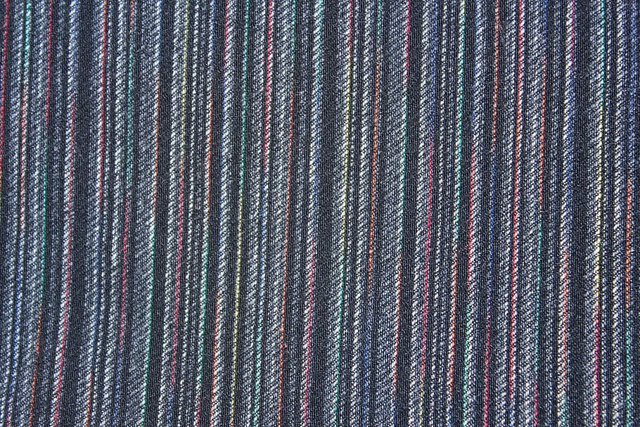 stripe, background, blue, white, black, textile, texture, image HD wallpaper