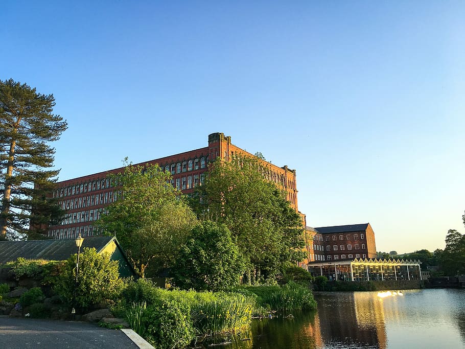 Belper, Derbyshire, Peak District, River, mill, england, countryside HD wallpaper