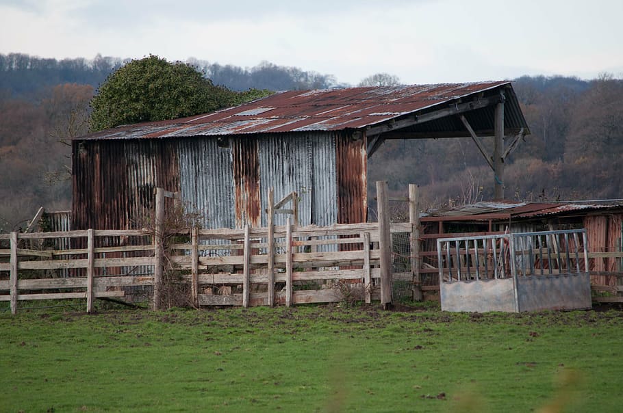 farm, old building, rural, architecture, structure, barn, rustic HD wallpaper