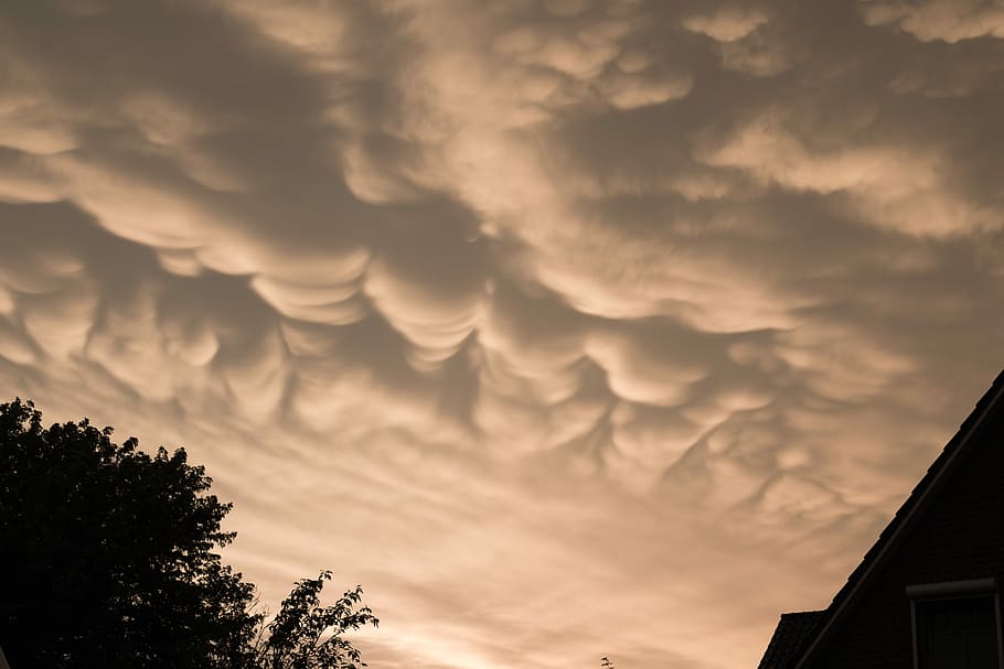Clouds, Form, Evening, Sky, clouds form, evening sky, twilight HD wallpaper