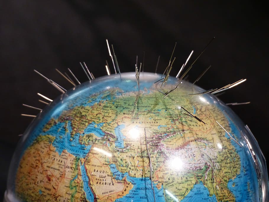 Earth, Globe, Magnetism, North Pole, south pole, earth magnet HD wallpaper