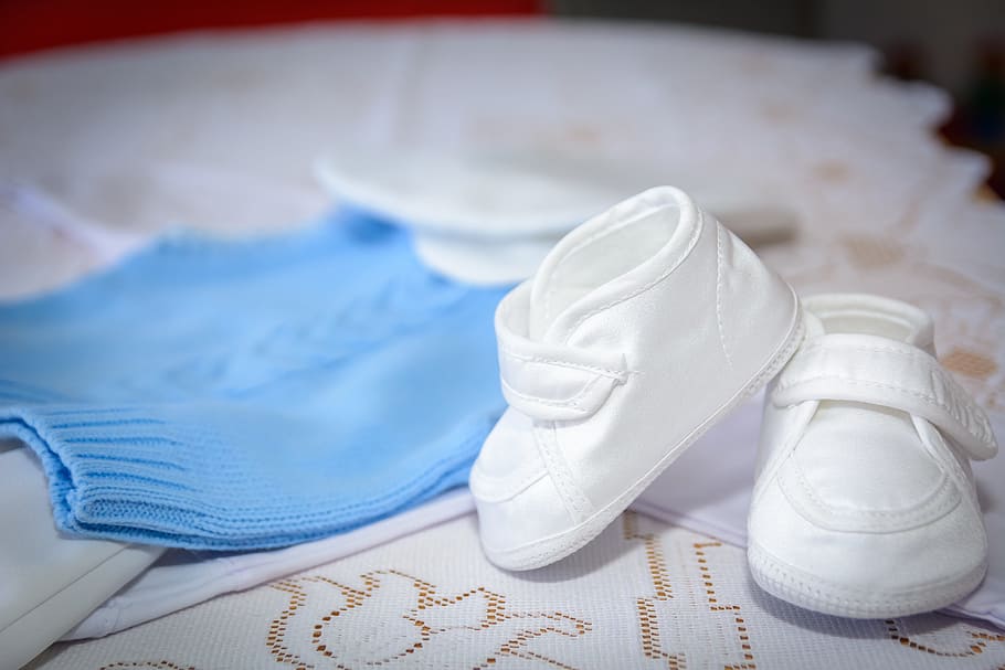Shoes, Baptism, Ceremony, Retro, close-up, white color, no people HD wallpaper