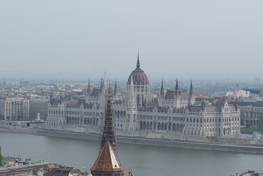 budapest, parliament, danube, river, cityscape, hungary, building exterior HD wallpaper