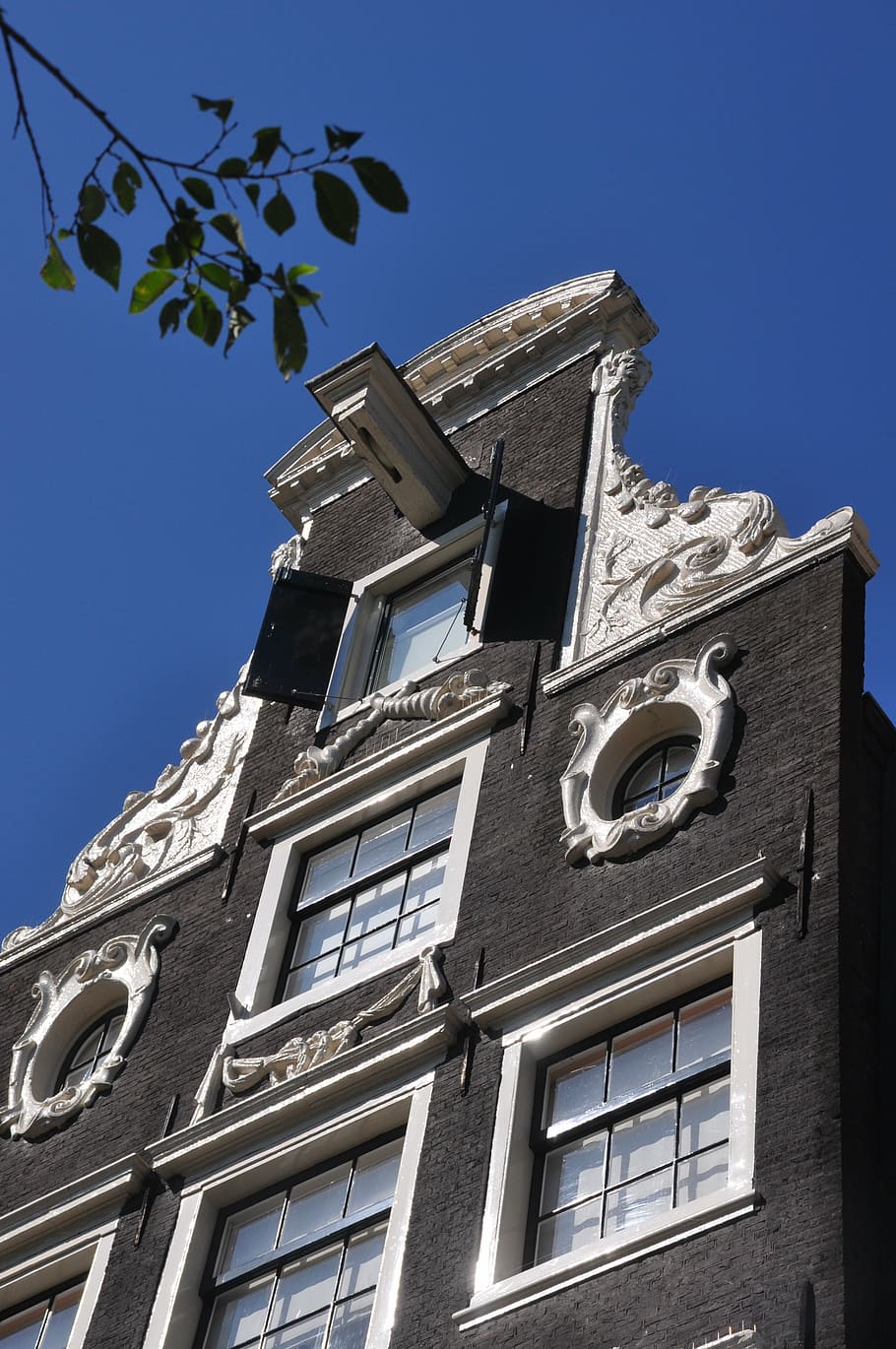 amsterdam, channels, holland, low angle view, building exterior HD wallpaper