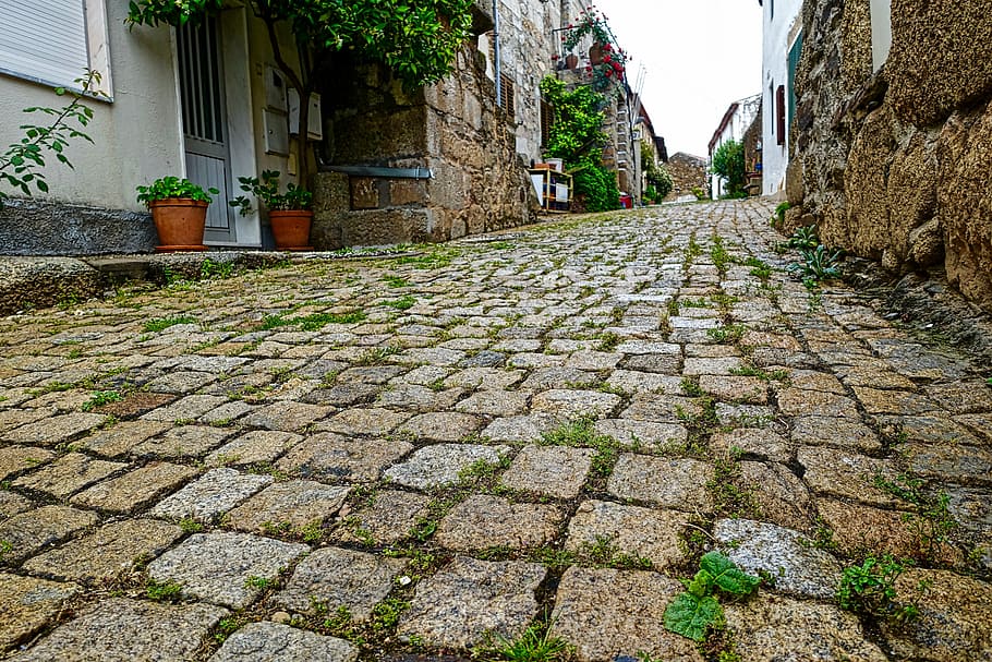 cobblestones, street, pavement, ancient, paving, historic, outdoors HD wallpaper