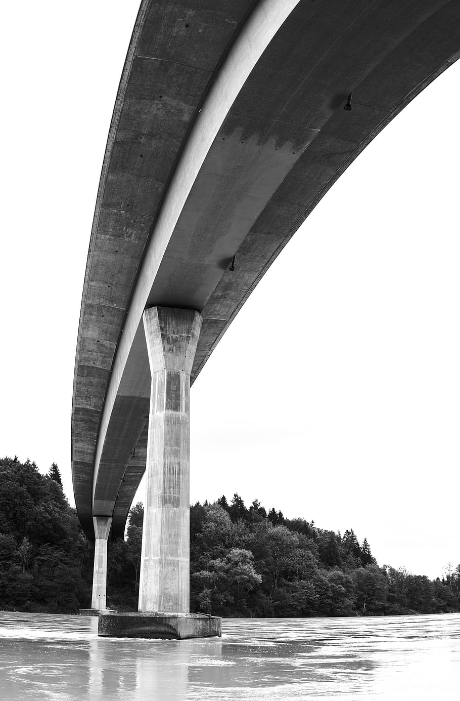 hd-wallpaper-bridge-swinging-pillar-bridge-construction-curves