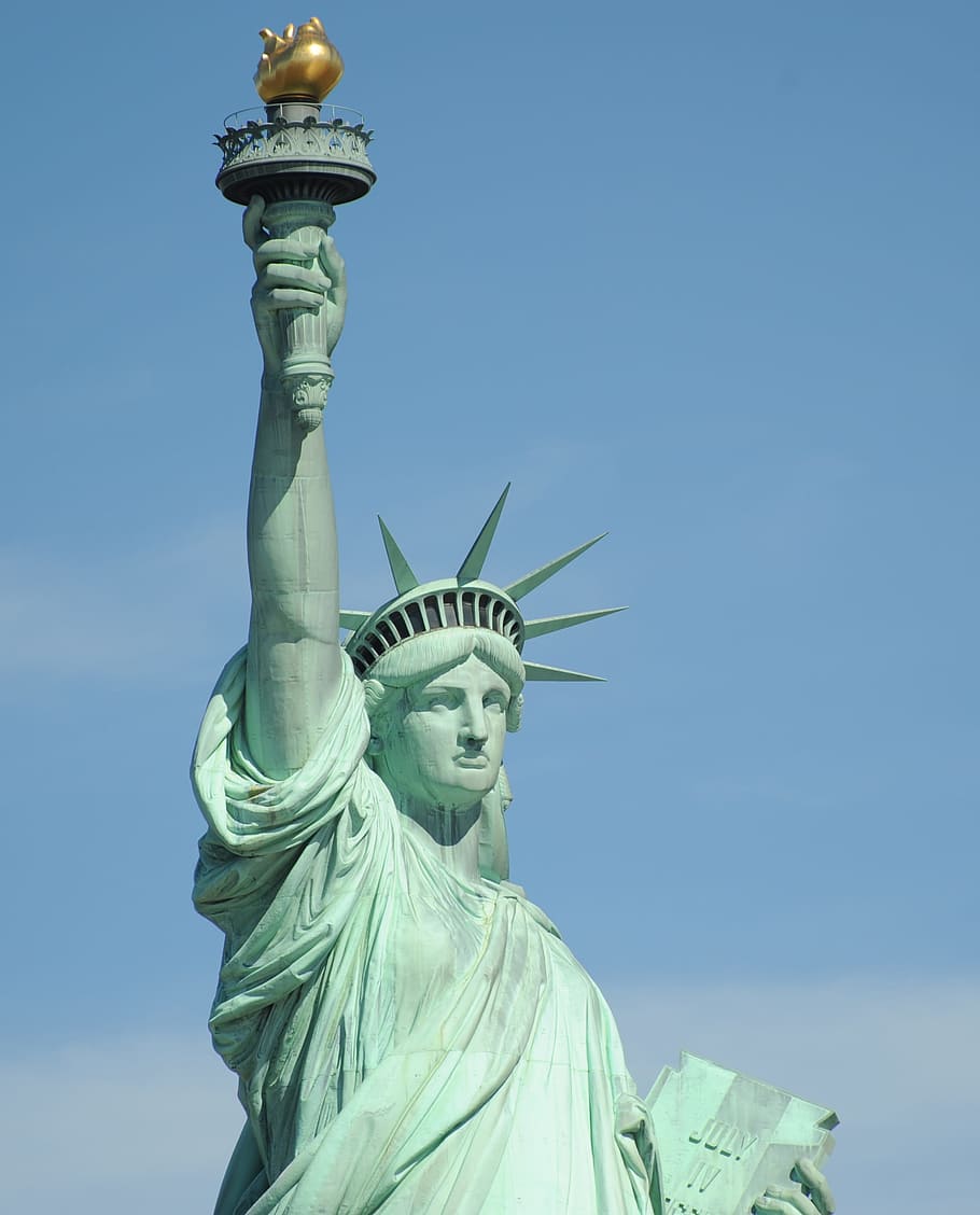 Statue of Liberty, New York City, america, usa, big apple, united states, HD wallpaper