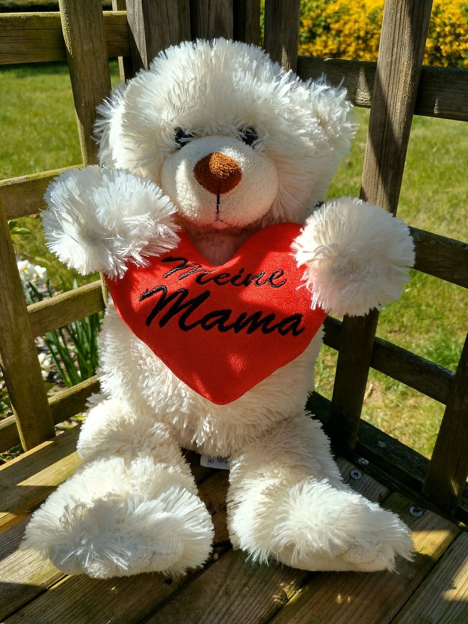 mother's day, may, mama, stuffed toy, animal representation HD wallpaper
