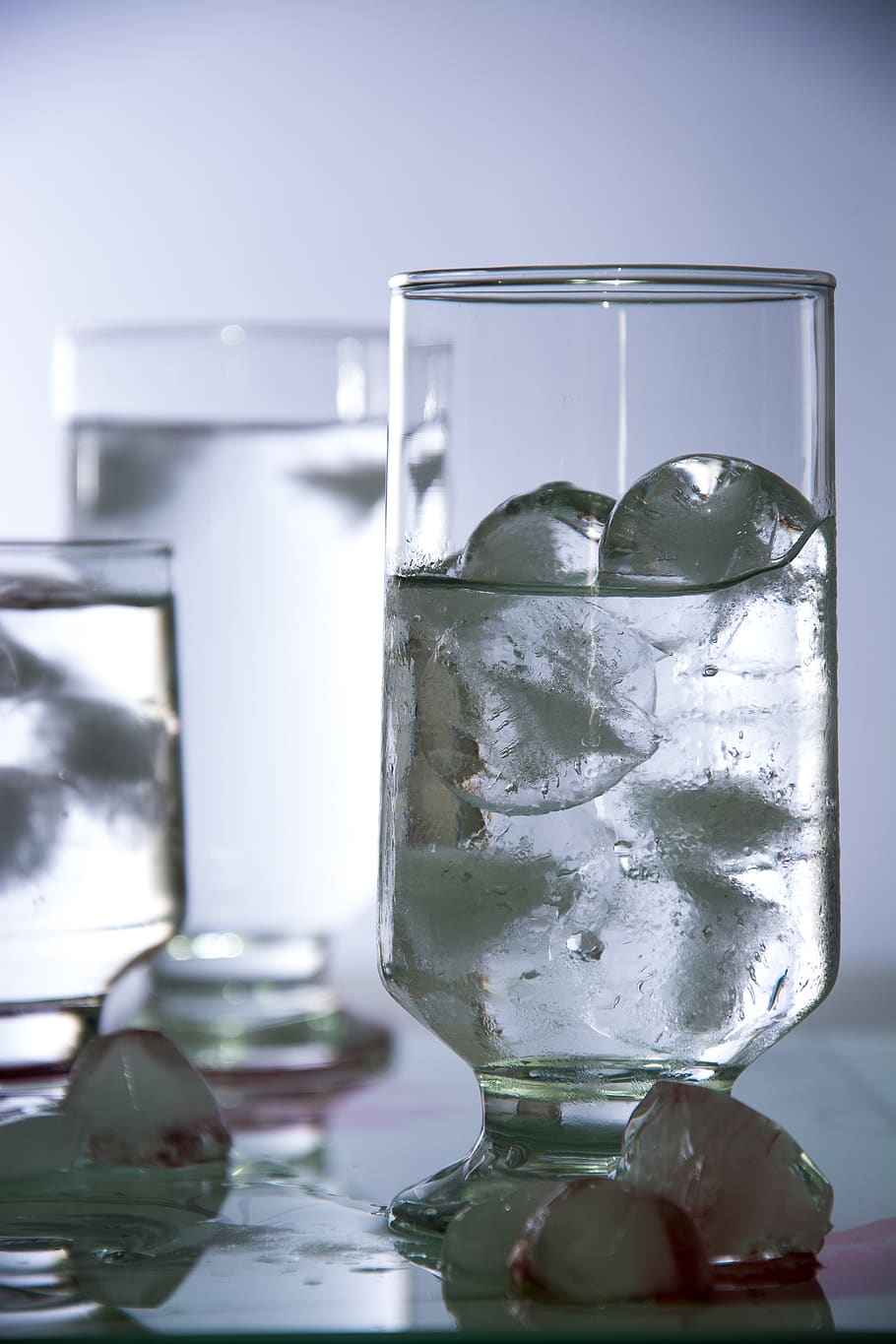 water, glass, ice, cold, liquid, transparent, cold temperature HD wallpaper