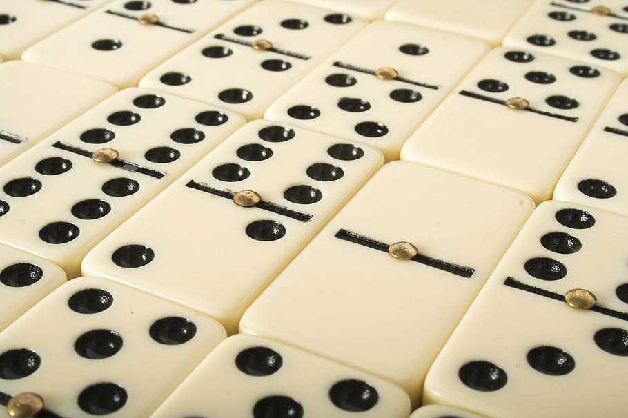 domino, game, counters, arts culture and entertainment, close-up HD wallpaper