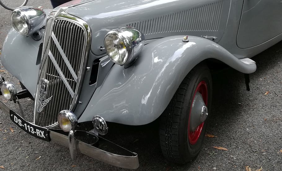 old car, bodywork, vehicle, headlights, motor vehicle, mode of transportation HD wallpaper