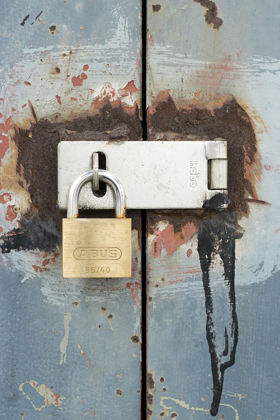 lock, rust, closed, locked, padlock, door, safety, protection HD wallpaper