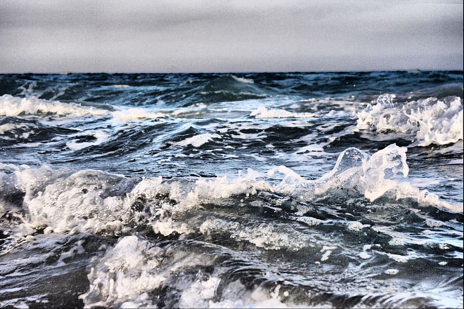 sea, storm, journey, water, motion, wave, beauty in nature HD wallpaper