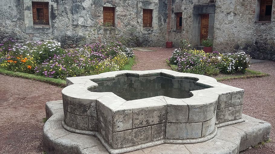 garden, stone, nature, rustic, architecture, stone Material HD wallpaper