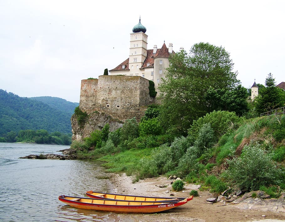 castle, schönbühel, austria, history, famous Place, tower HD wallpaper