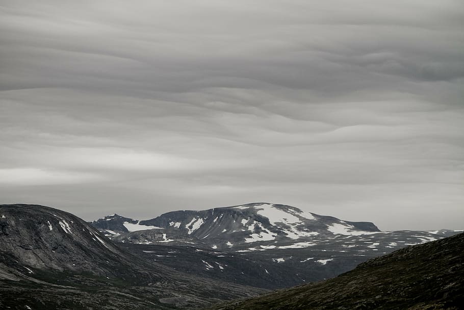 mountain, clouds, norway, nature, cloud - sky, environment HD wallpaper