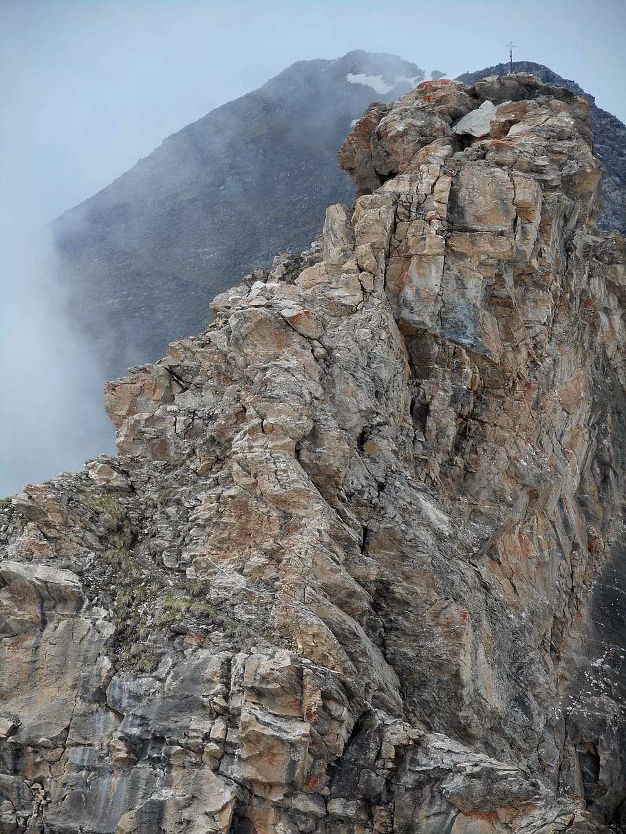 tip, dell, aquila, mountain, rock, rock - object, solid, beauty in nature HD wallpaper
