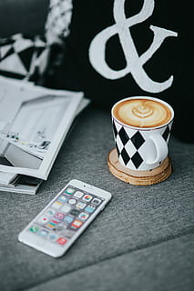 Resting with magazines and cup of coffee, interior, relaxing HD wallpaper